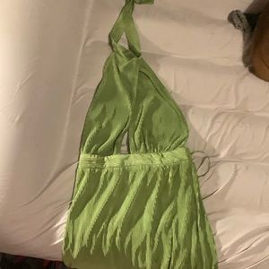 Lime, green ladies, mini dress size large